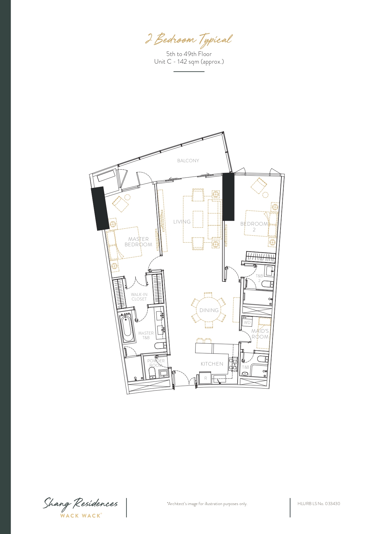 2 Bedroom Typical 5th-49th-Unit C