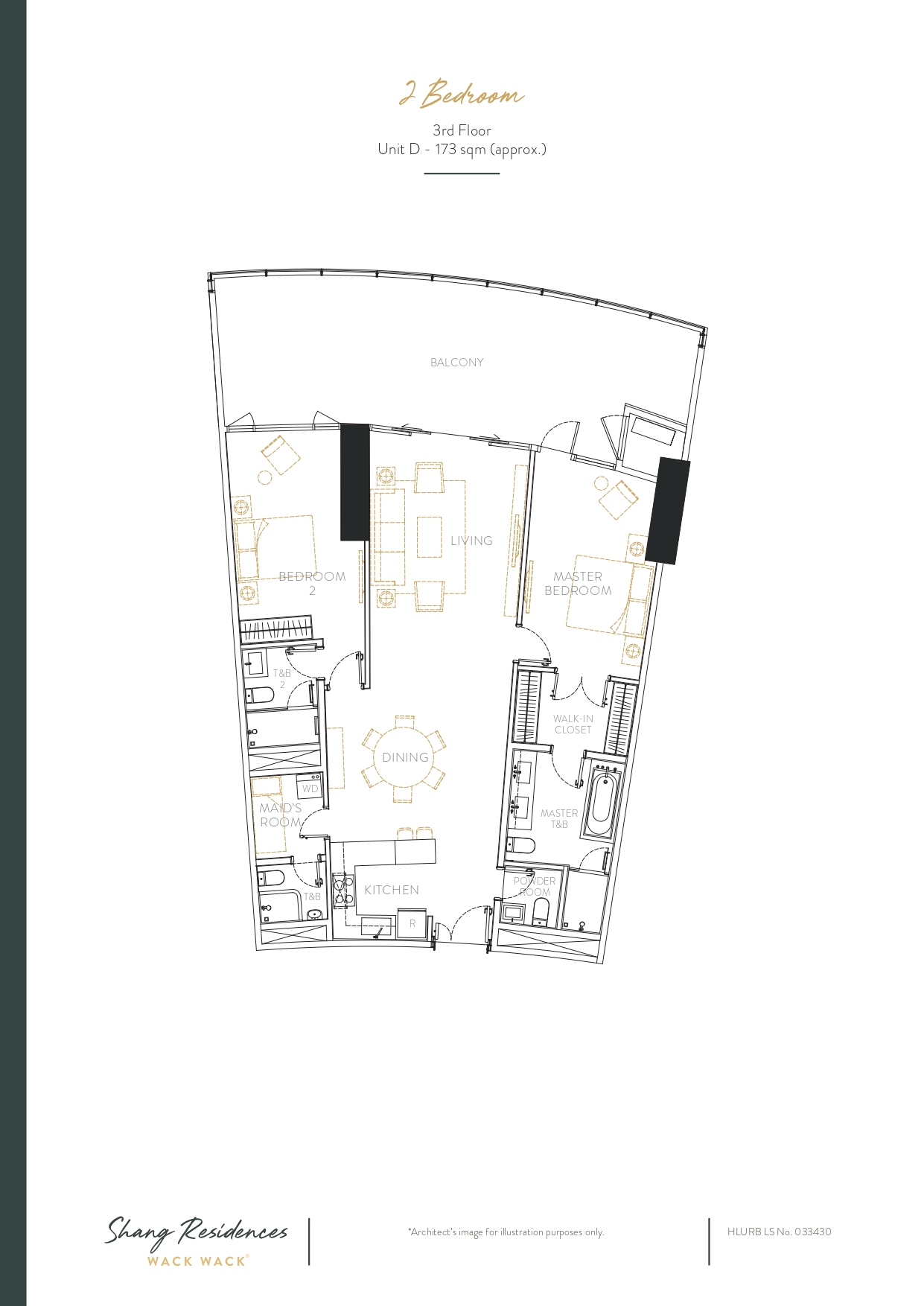 2 Bedroom - 3rd Floor-Unit D