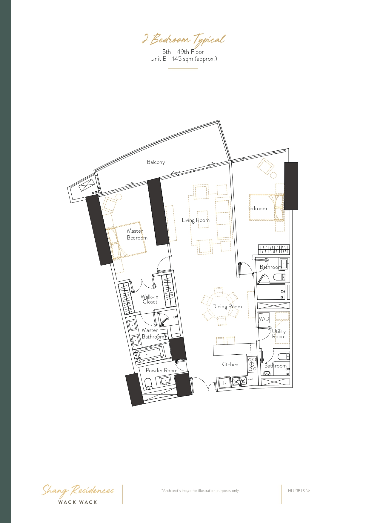 2 Bedroom Typical 5th-49th-Unit B